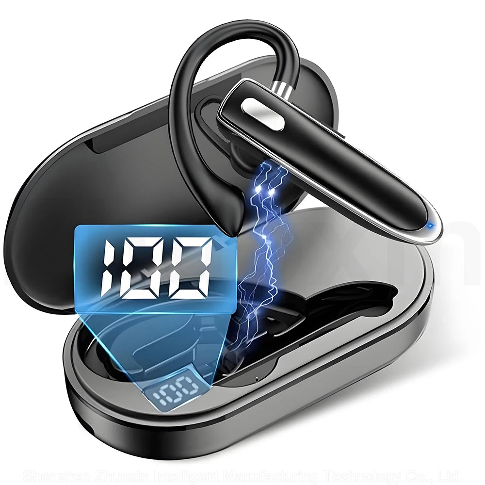 YYK-530 Single Wireless Earphones In-ear Ear Hook Hands-free Earbuds with Waterproof and MFB Button for Driving / Business Tidesmit