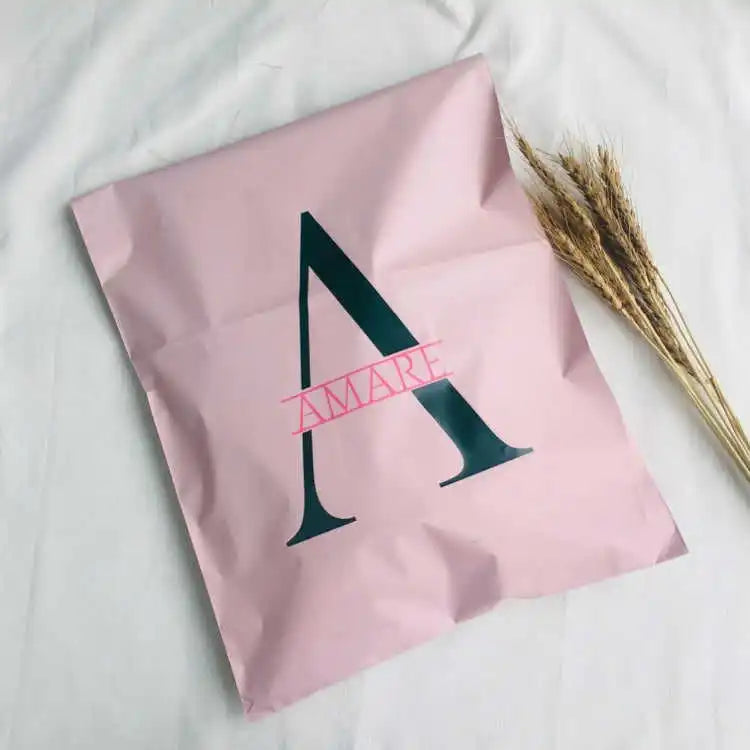 Waterproof Logistics Transport Pink Eco Friendly Mailer Bag Packaging Bags Mailing