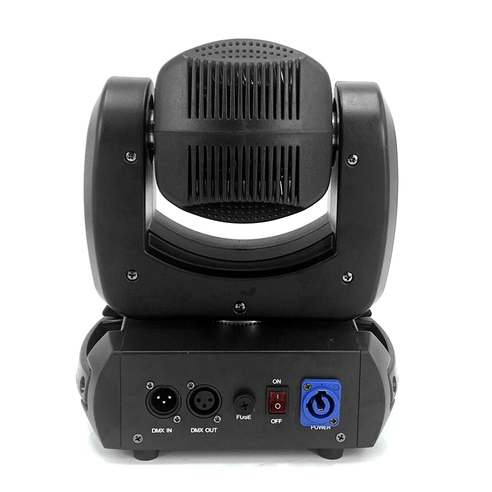 2PCS Mini LED Moving Head Light 120W Beam Spot 8 Rotating Prisms DJ DMX Bar Strobe Stage Effect