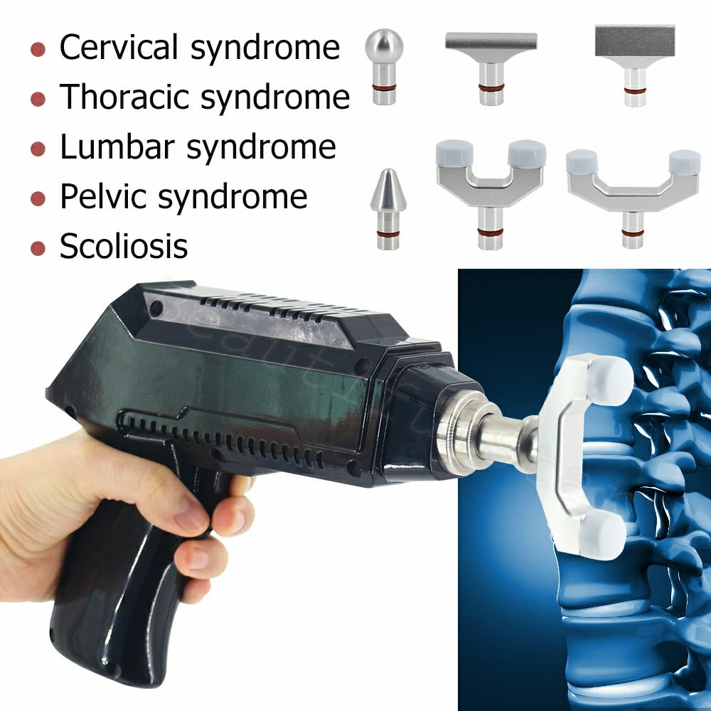 Chiropractic Adjusting Tool 1500N Electric Spine Massager for Recovery Fascia Gun Tidesmit
