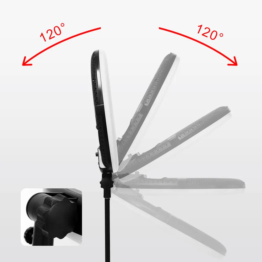 18-Inch Ring Light With Tripod Stand - Dimmable LED Studio Kit Tidesmit