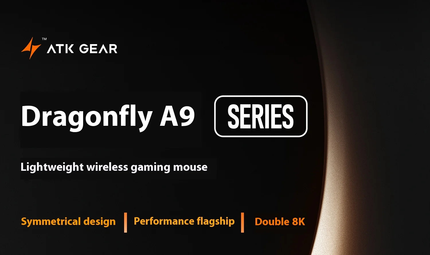 ATK A9 PLUS ULTRA Series Mouse Dual 8K Wireless Mouse Bluetooth Lightweight PAW3950 Ultra Nordic52840 E-sports Mice Gift