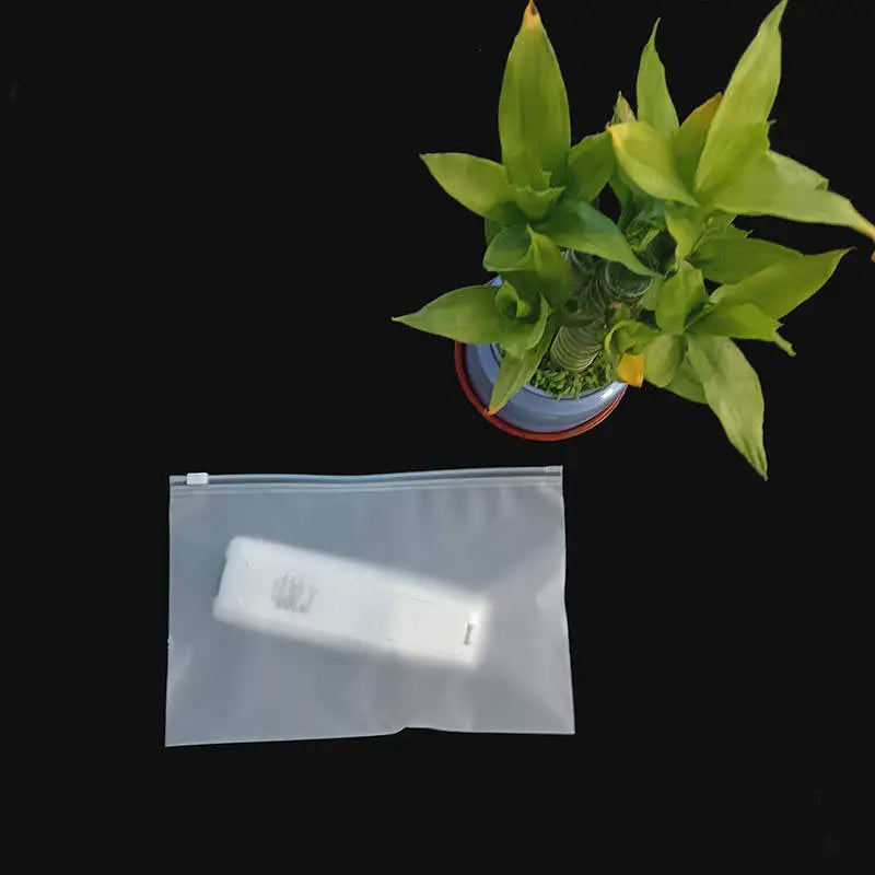 Custom 0.16mm Matte Zip Lock Bag for Clothing for Socks and Underwear Barrier Plastic Bag