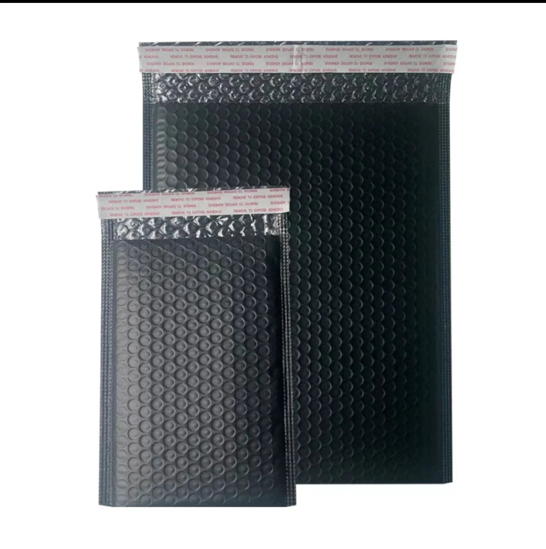 Dark gray bubble mailer envelopes, opaque padded bubble protection, tear-resistant