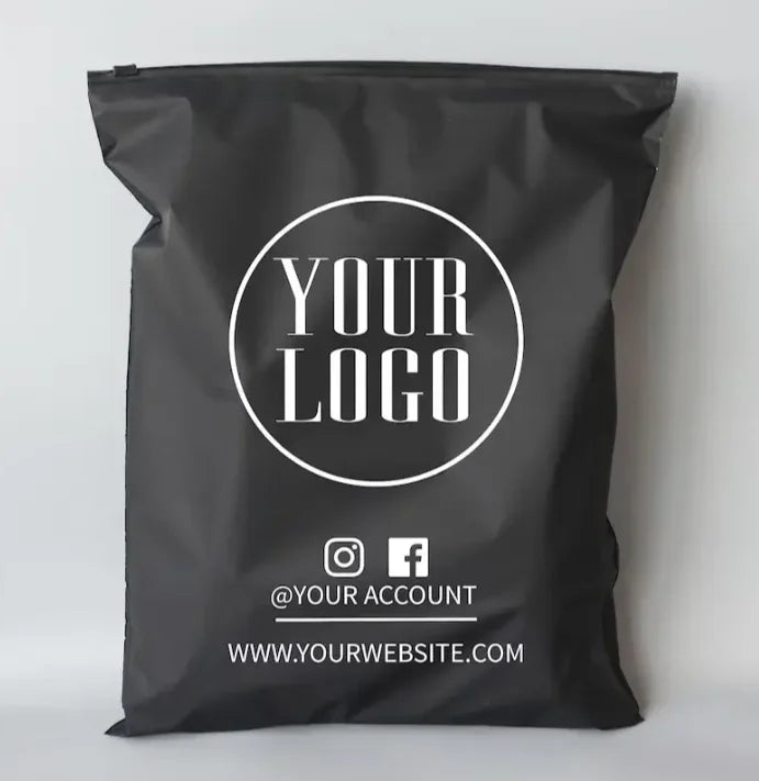 High Quality Custom Logo Poly Bag White and Black Express Mailer for Postal Packing for Socks and Couriers