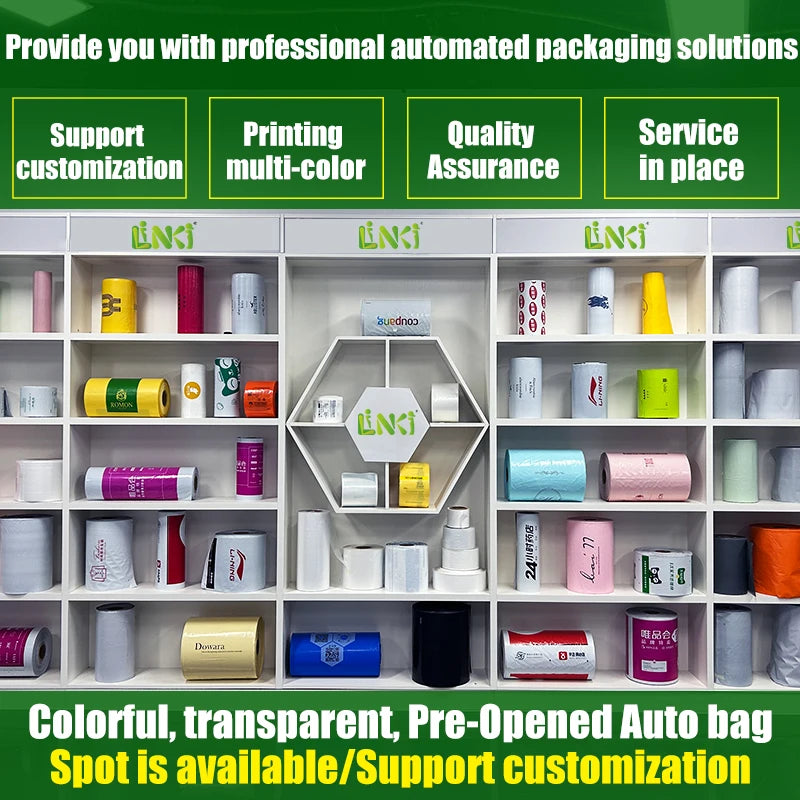 Eco-Friendly Pre-Cut Roll Bags - Manufacturer Direct - Leakproof Seal - Custom Printing