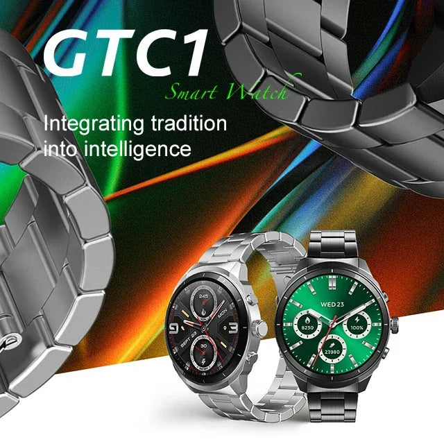 New High-end Fashion Smart Watch Wholesaler 1.43" AMOLED 1Gb Flash Al Voice IP68 Waterproof BT Call Blood Oxygen Fitness Tracker - Tidesmit