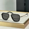 2026 New Design Luxury UV400 Pilot  Sunglasses Women's Square Glasses and Men's Titanium Metal Frame Durable and Stylish