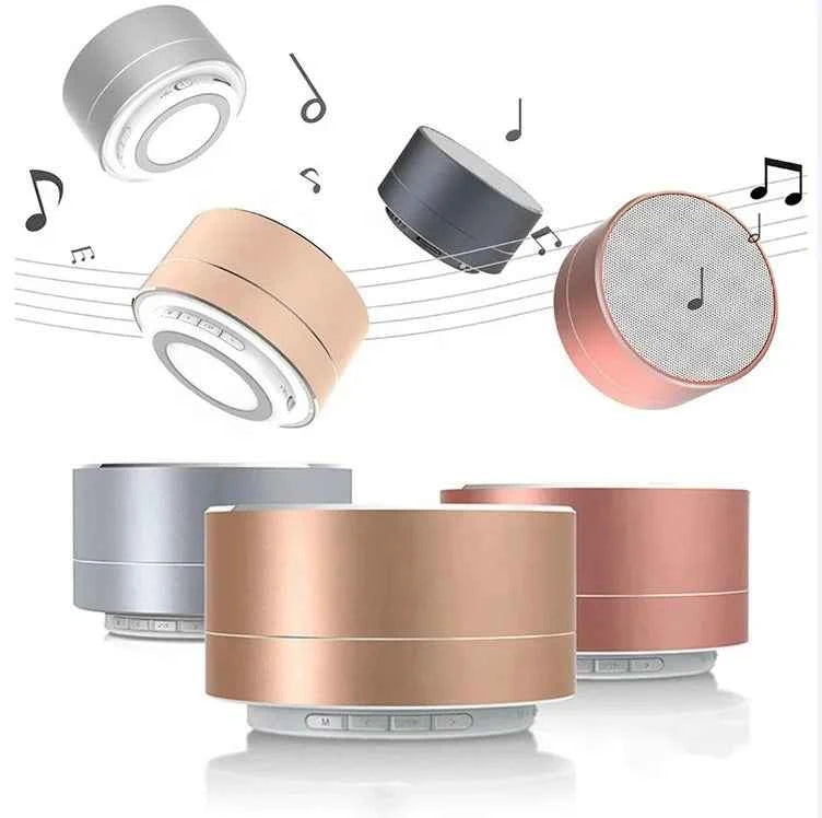 Hot Sale High Quality Audio RGB Portable A10 LED Round Mini Wireless Bluetooth Speaker My Store