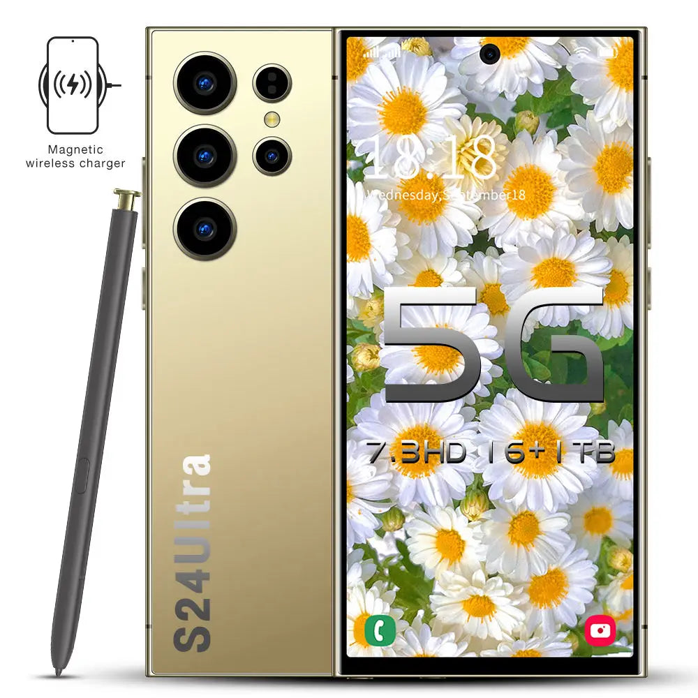 S24 Ultra 5G Smart Phone High Quality 16GB RAM and 1TB Storage Phone - Tidesmit
