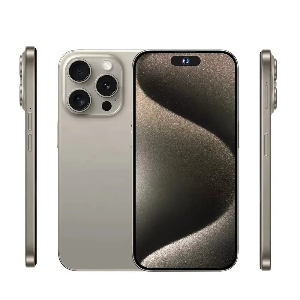 Unlocked Phone 15 Pro Max 8GB+512GB Dual Sim Card 4G 5G Smartphone 6.8 Inch OLED Screen I 15 Phone 15 Pro Max Smart Phone logo - Tidesmit