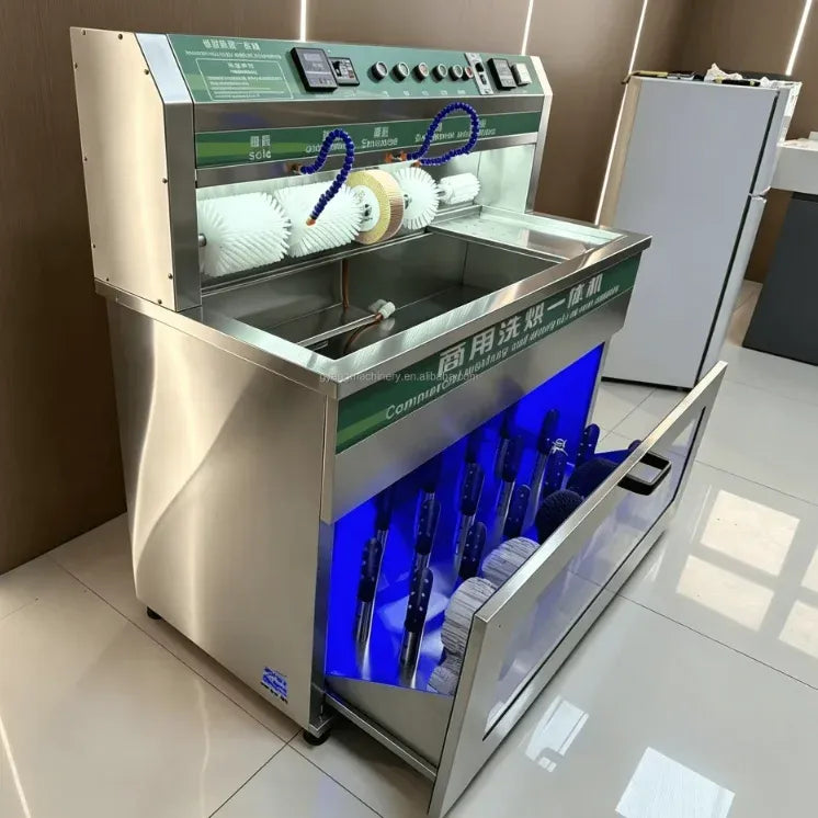 Commercial Shoe Washing Machine with Stainless Steel Construction