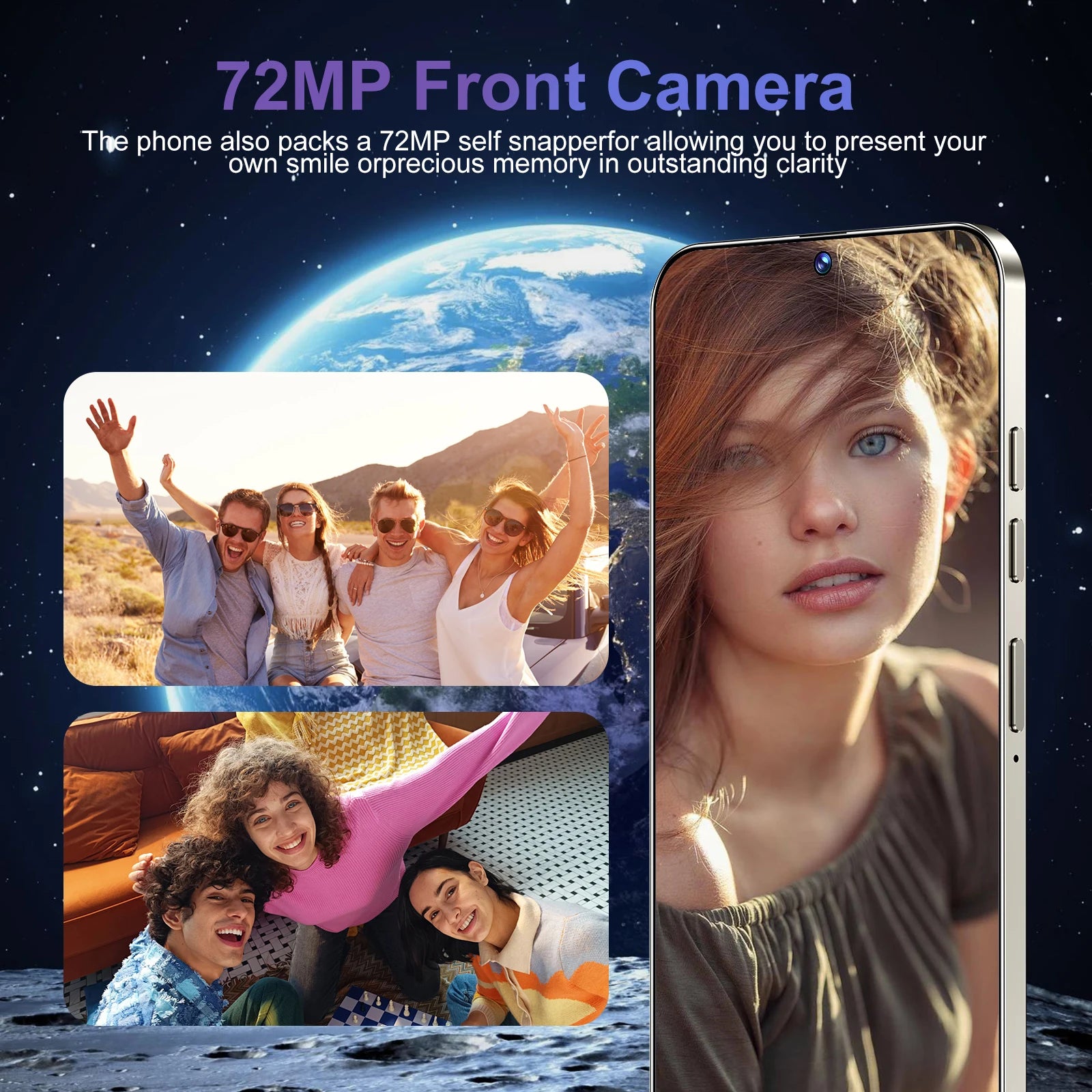 Tidesmit 5G Smartphone, 7.3 Inch AMOLED, 16GB RAM, 1TB Storage Tidesmit