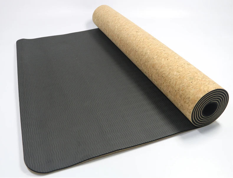 Dark Printing Yoga Fitness Mat Suede Rubber Non-slip Health Yoga Flower Mat Factory Outlet Practice Mat With Ncie Design