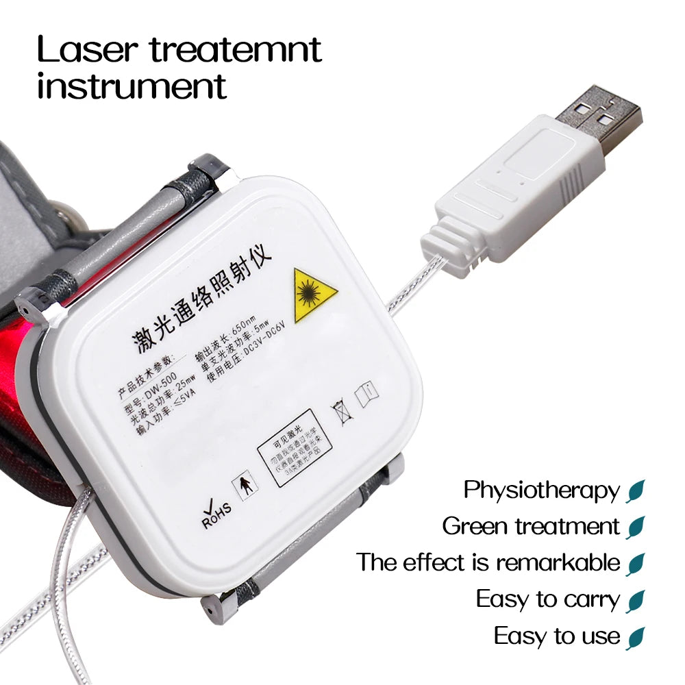 Laser Therapy Wrist Watch for Blood Sugar and Pressure Management Relaxation Treatment Tidesmit
