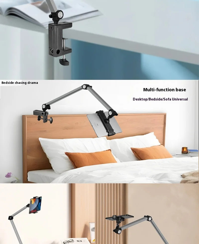 Smart Tracking Waterproof Mobile Phone Stand Aluminum Alloy Bedside Tablet Holder Rotating Desktop Shooting With Custom logo Tidesmit