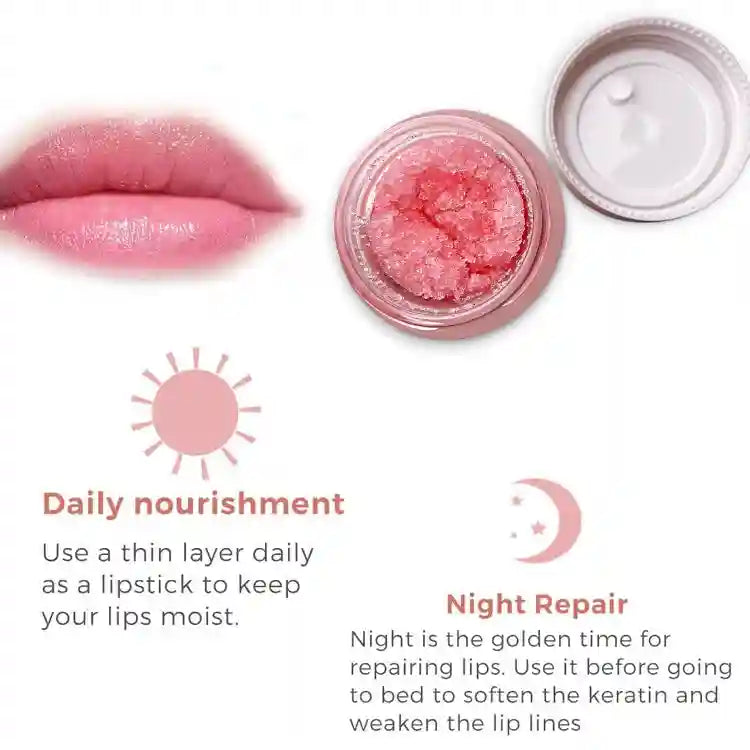 Sugar Lip Scrub Exfoliator for Smooth Lips - Organic Mint by Tidesmit Lip Care Tidesmit