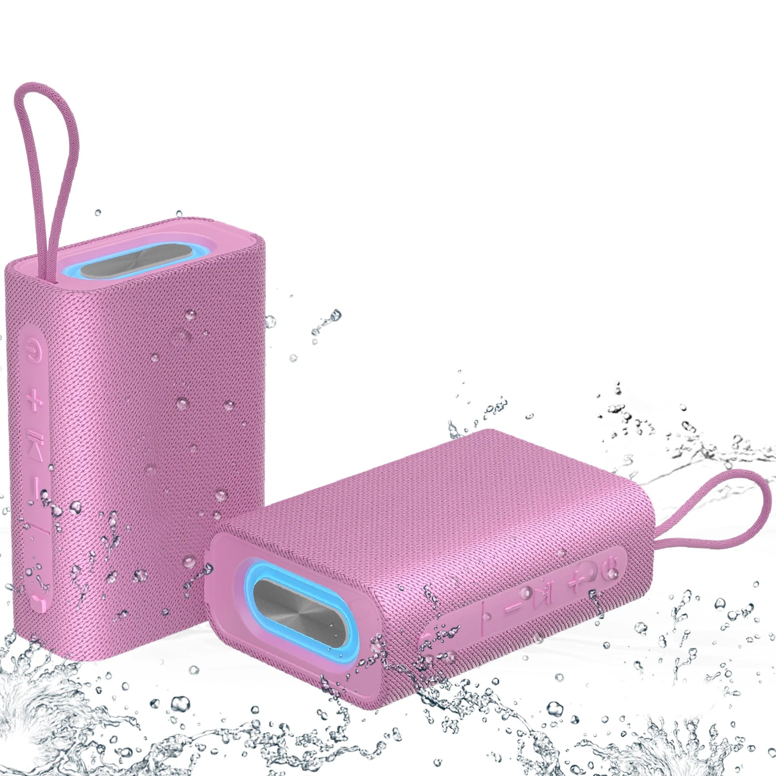 OEM ODM Mini Portable Smart Speakers Professional Audio Music Outdoor Parties Waterproof Battery Powered Wireless BT Speaker Pink My Store