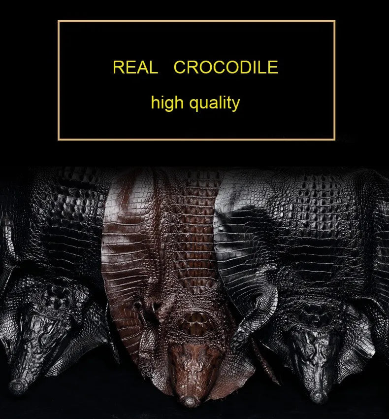 2024 New Designer Crocodile Leather Women Handbag Leisure Genuine Leather Lady Shoulder Bag Large Capacity Crossbody Bag 45