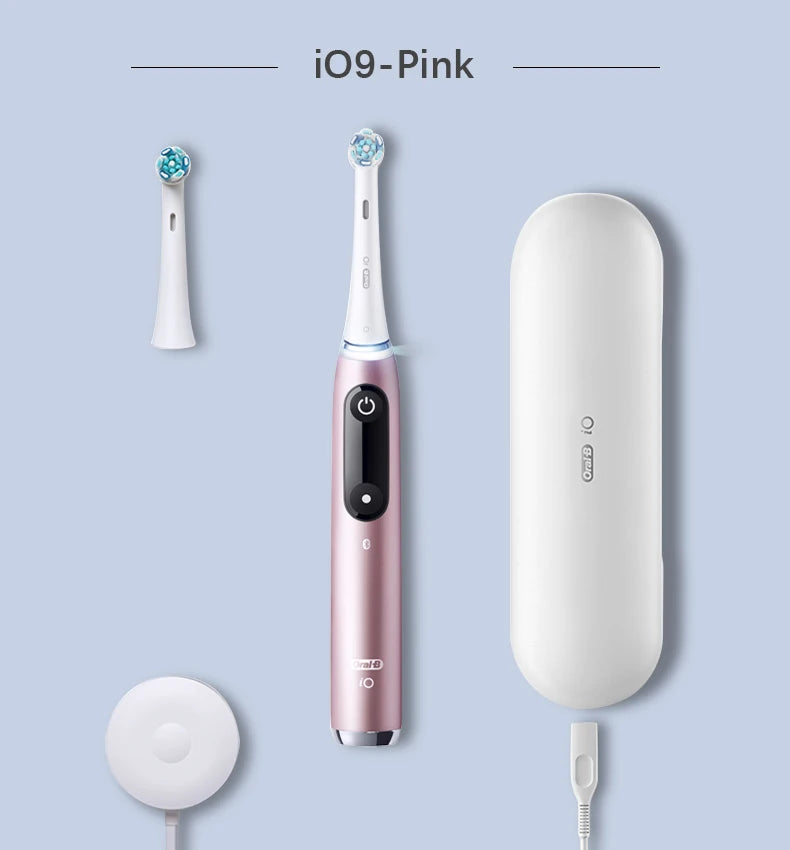 Oral B Electric Toothbrush IO Series Rechargeable Waterproof Smart Rotating Timing Electronic Tooth Brushes IO2 IO3 IO4 IO7 IO9