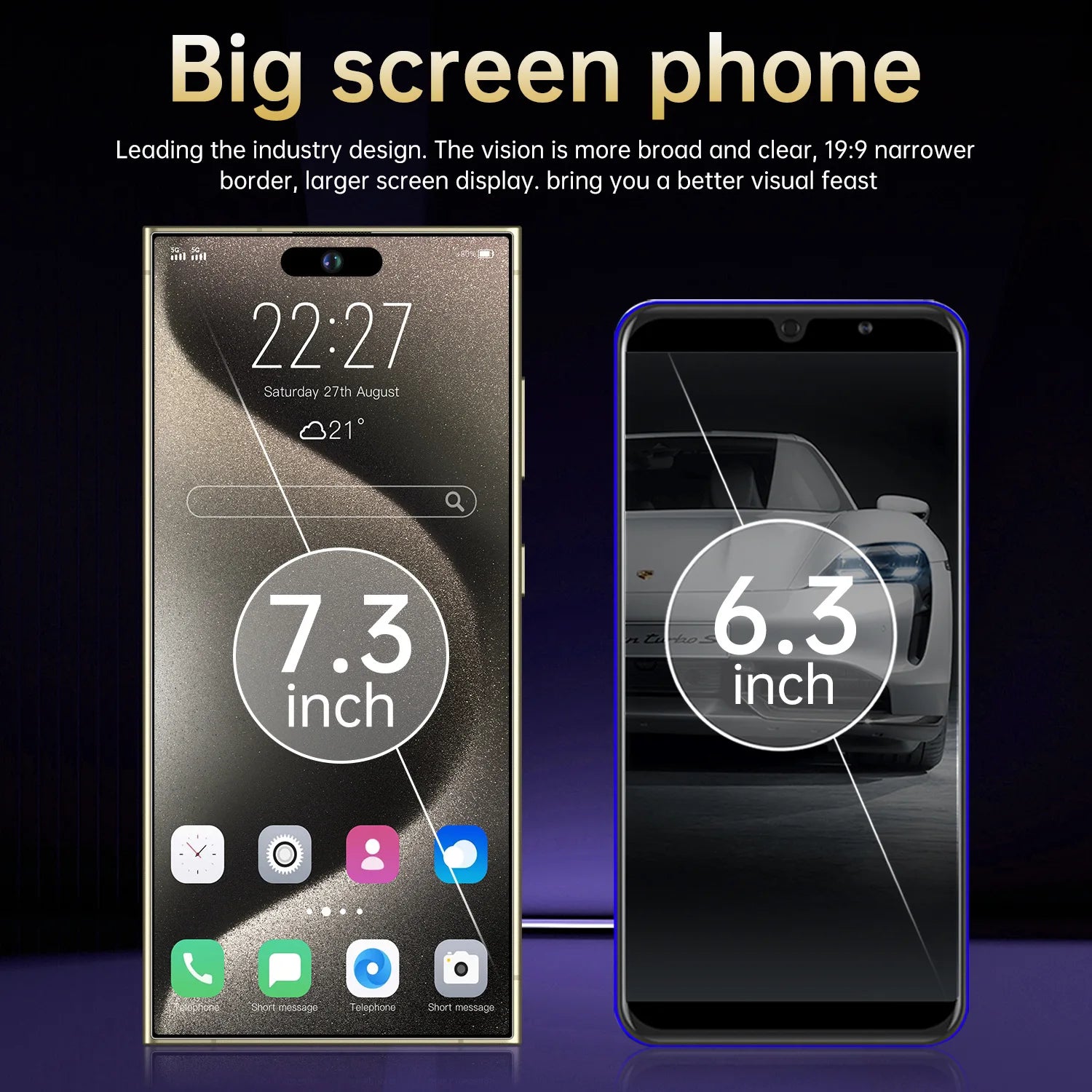 Mobile Phone Built-in Pen S25Ultra Eight-core 4G7.3-inch 20 Million Pixel 3 64  Hot 0TG
