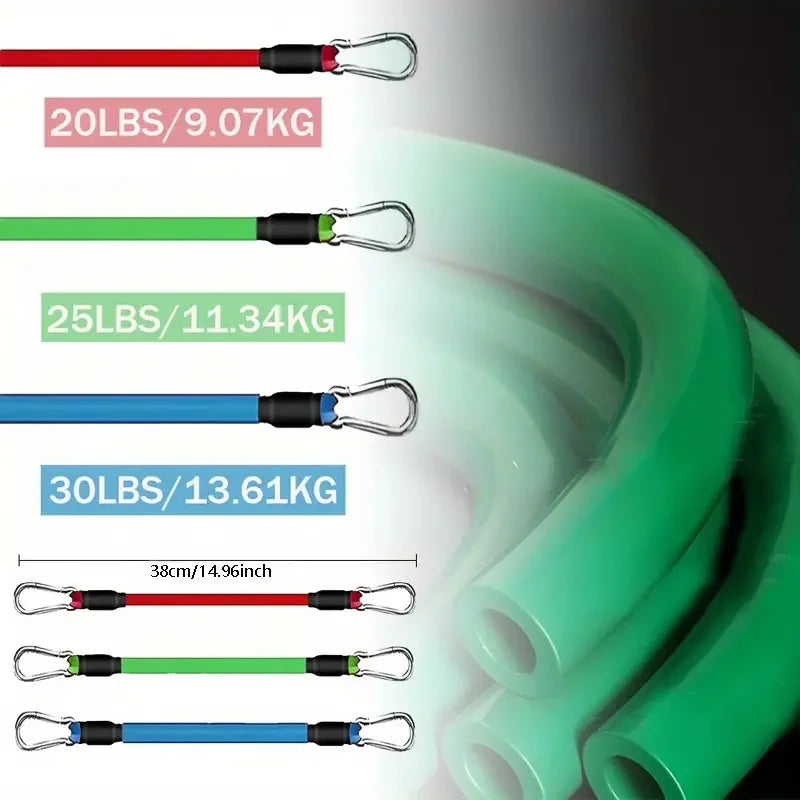 6 Piece Ankle Resistance Bands With Cuffs for Working Out Glute Leg Exercise Booty Workout Equipment Tidesmit