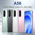 A56 5G smartphone 16GB RAM 1TB storage Android 15 dual SIM fast charging big screen mobile phone gallery view 8