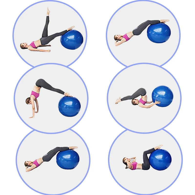 Pvc Yoga Balls 75cm Workout Exercise Ball for Midwifery Gym Ball Fitness Accessories Calisthenics Equipment Leg Massager Tidesmit