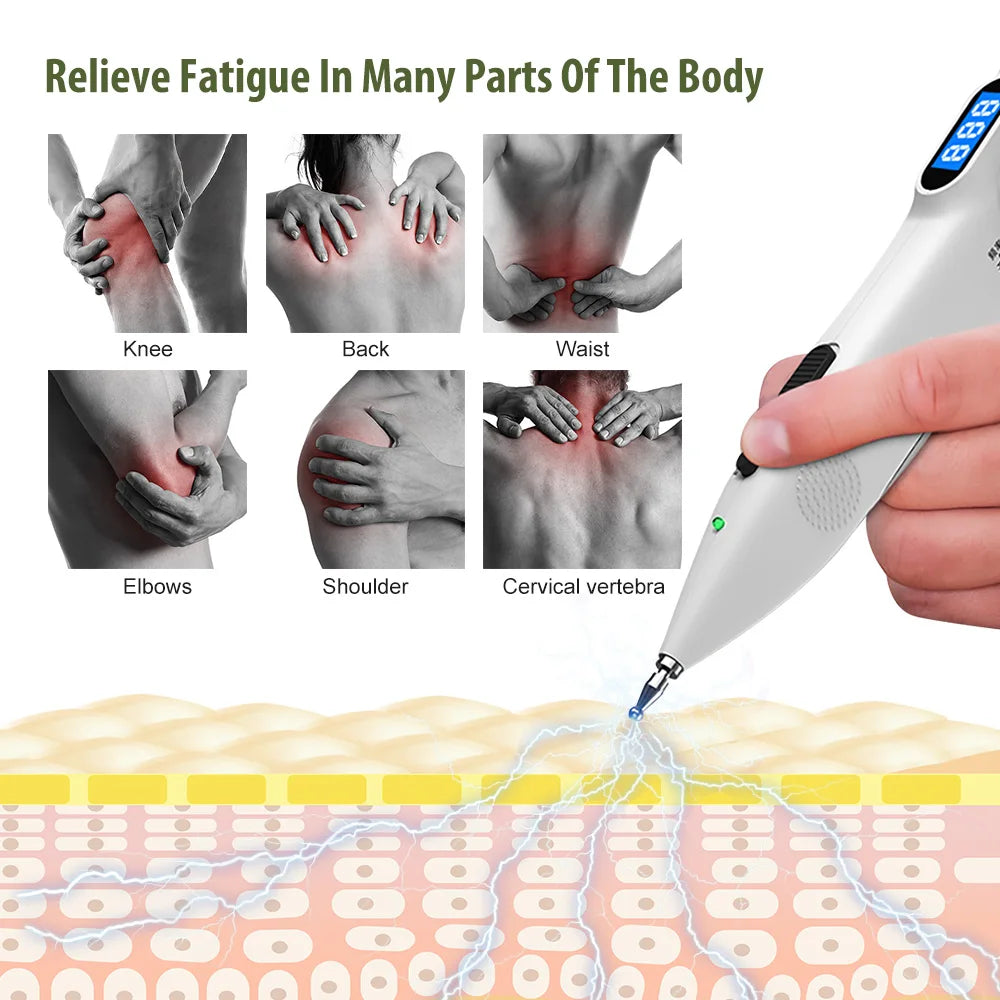 Acupuncture Pen Electronic Muscle Stimulator for Home Relaxation Therapy Relaxation Treatment Tidesmit
