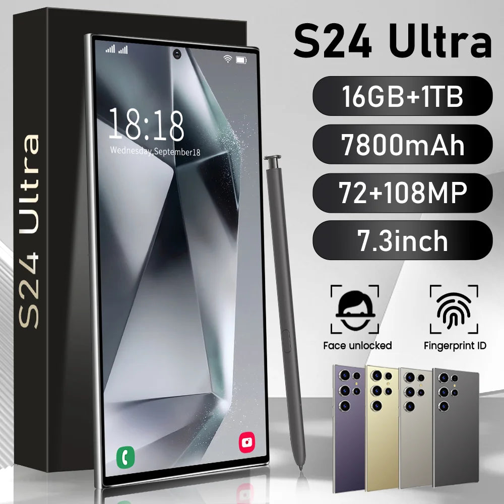 5G Smartphone 16GB RAM 1TB Storage - AMOLED Display & Dual SIM Tidesmit