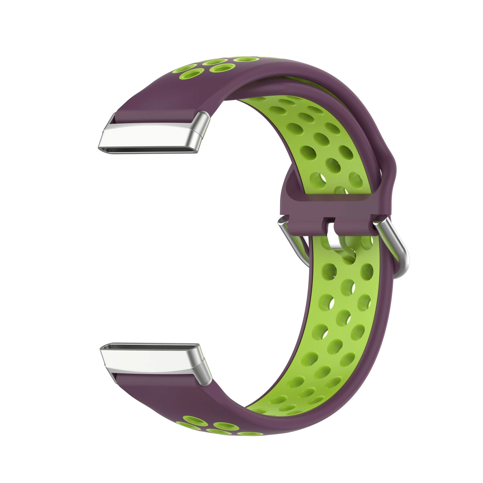 Colorful soft silicone sport wrist strap for Fitbit Versa 3 and Sense smartwatches by Tidesmit