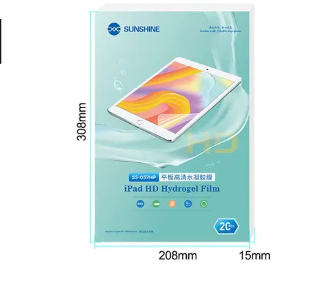 Sunshine SS-057HP Plus Hydrogel Film 11 Inch 12.9 Inch Laptop Screen Protector for iPad Tablet Mobile Phone HD Film Tidesmit