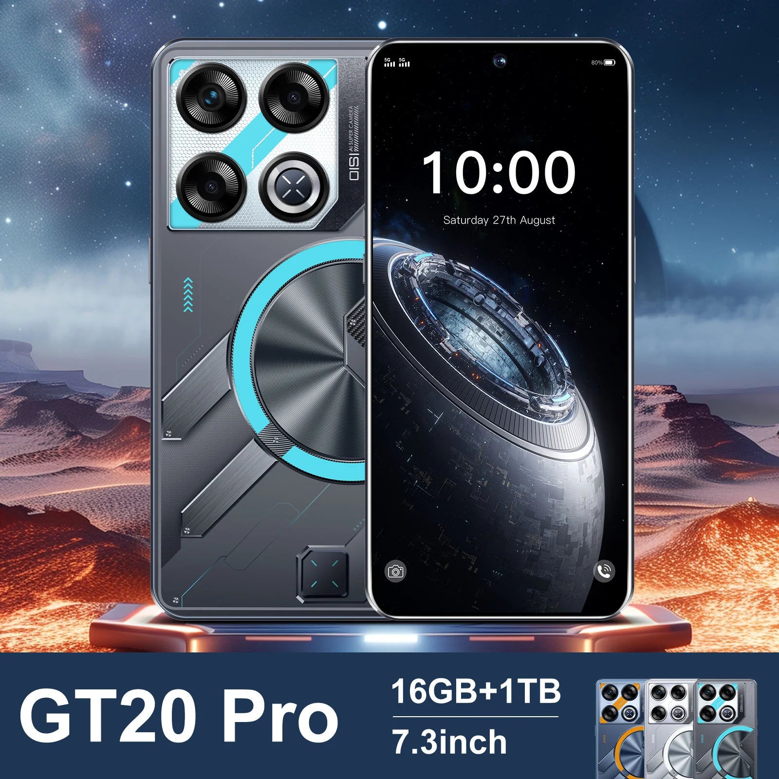 Android 15 5G Smartphone, 16GB RAM, 1TB Storage - Tidesmit Tidesmit