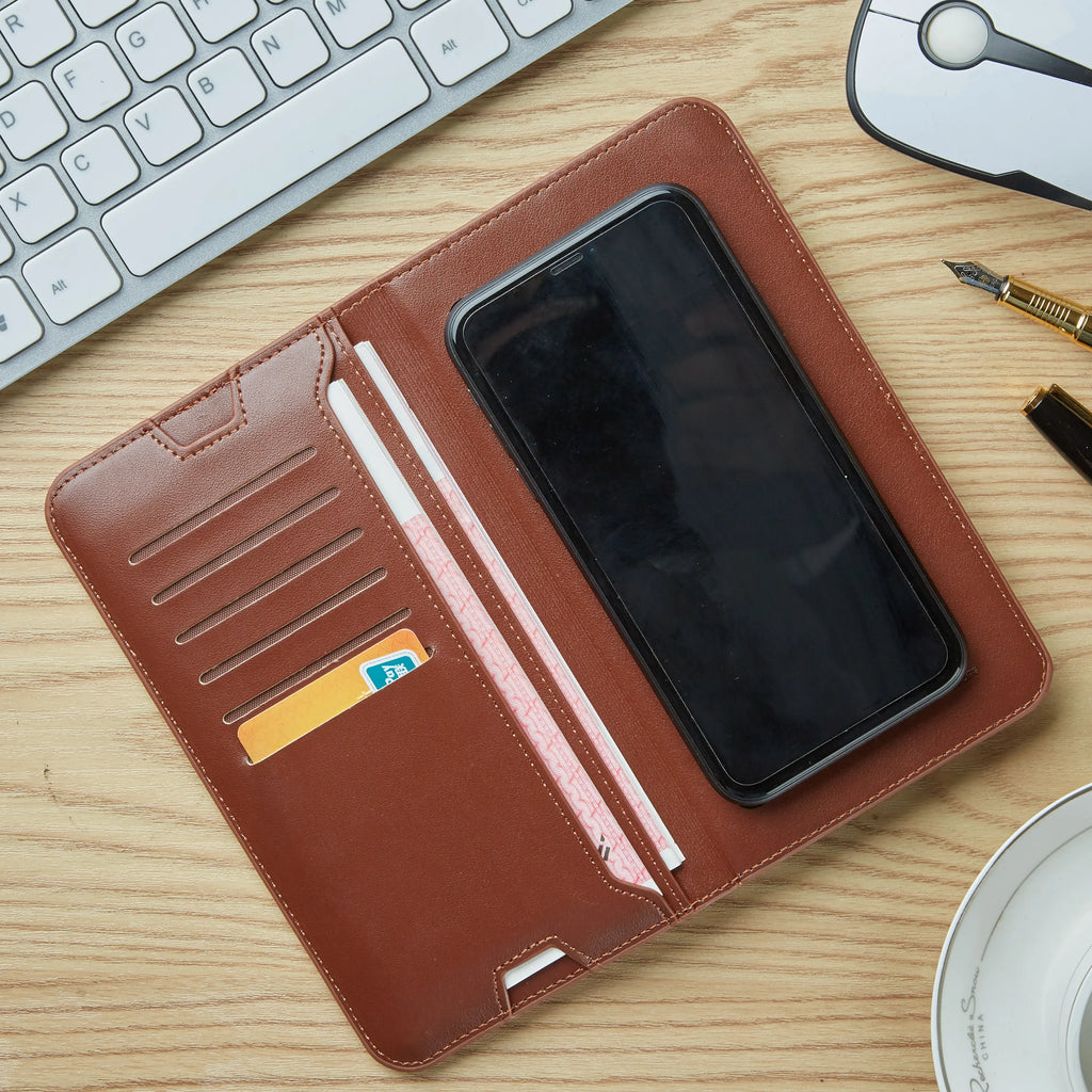 Power bank charger-Business Style Promotional Gift Portable Phone Jack Charger Power Bank Wallet with Card Holder and Personalized Design for Men Tidesmit