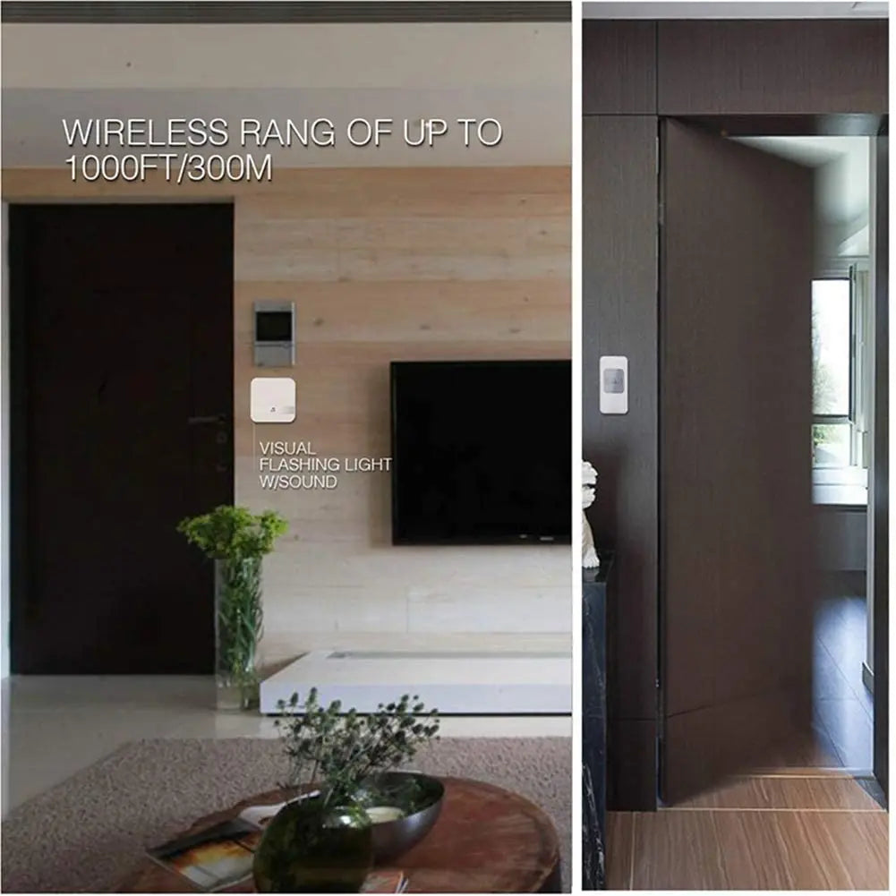 Universal 433MHz Wireless WIFI Smart Video Doorbell Chime Indoor Music Receiver 52 Melodies 4 Levels Volume for Smart Doorbells