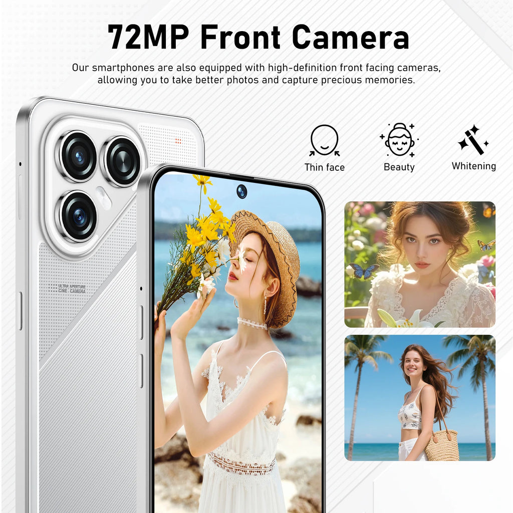 Pova7 Ultra 5G Smartphone, 7.3-inch Display, 1TB Storage - Black Tidesmit