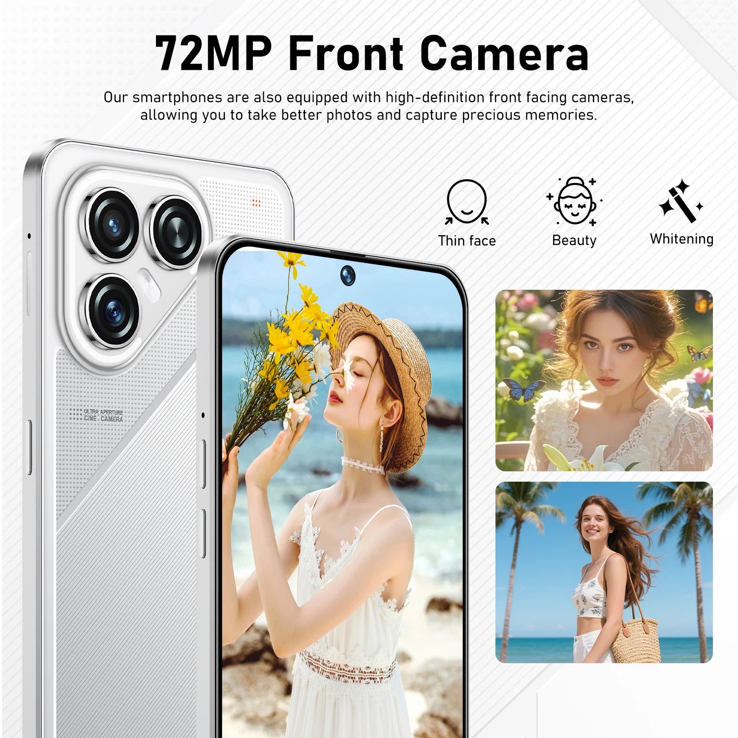 Pova7 Ultra 5G Smartphone, 7.3-inch Display, 1TB Storage - Black Tidesmit