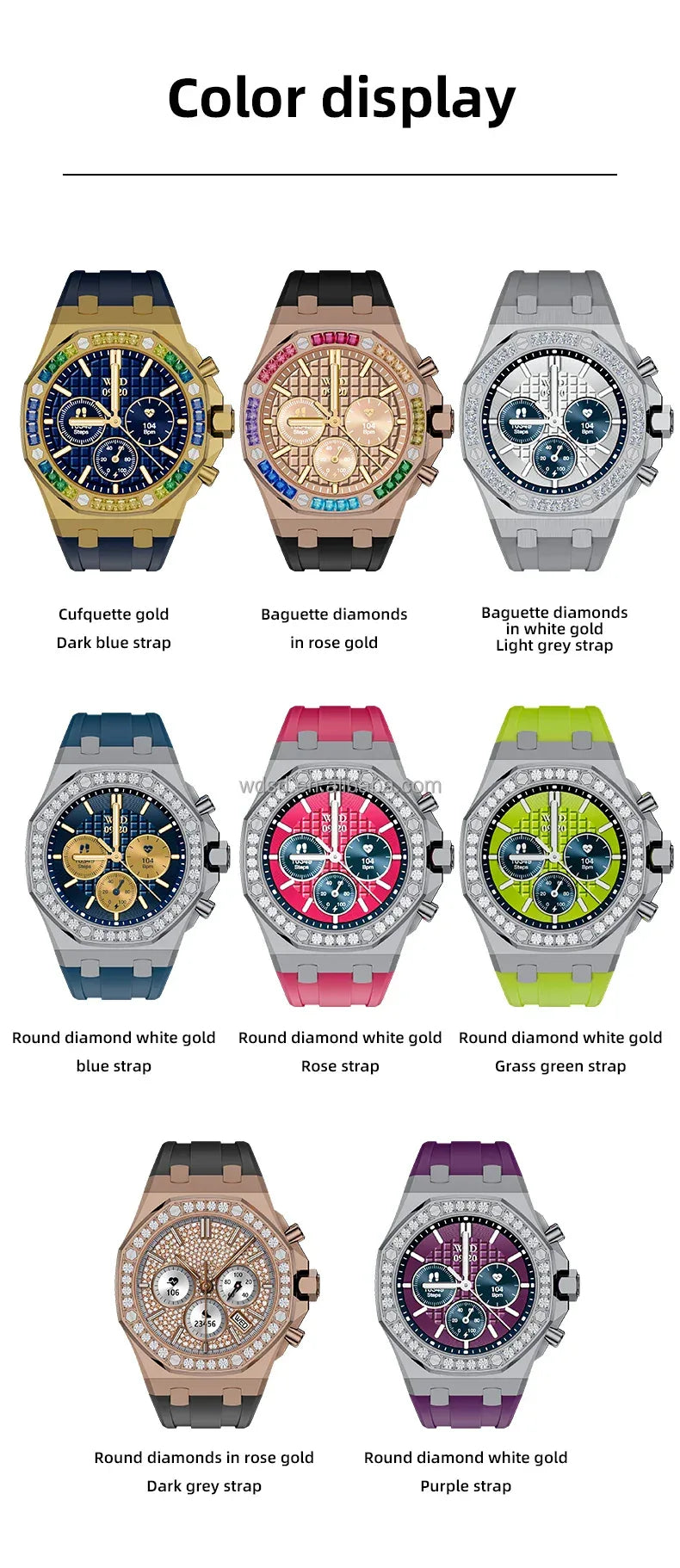 Wedtserha Classic Men's Business Smart Watch BT Call GPS Navigation Heart Rate Monitor Sports Fitness Tracker for AW47 - Tidesmit