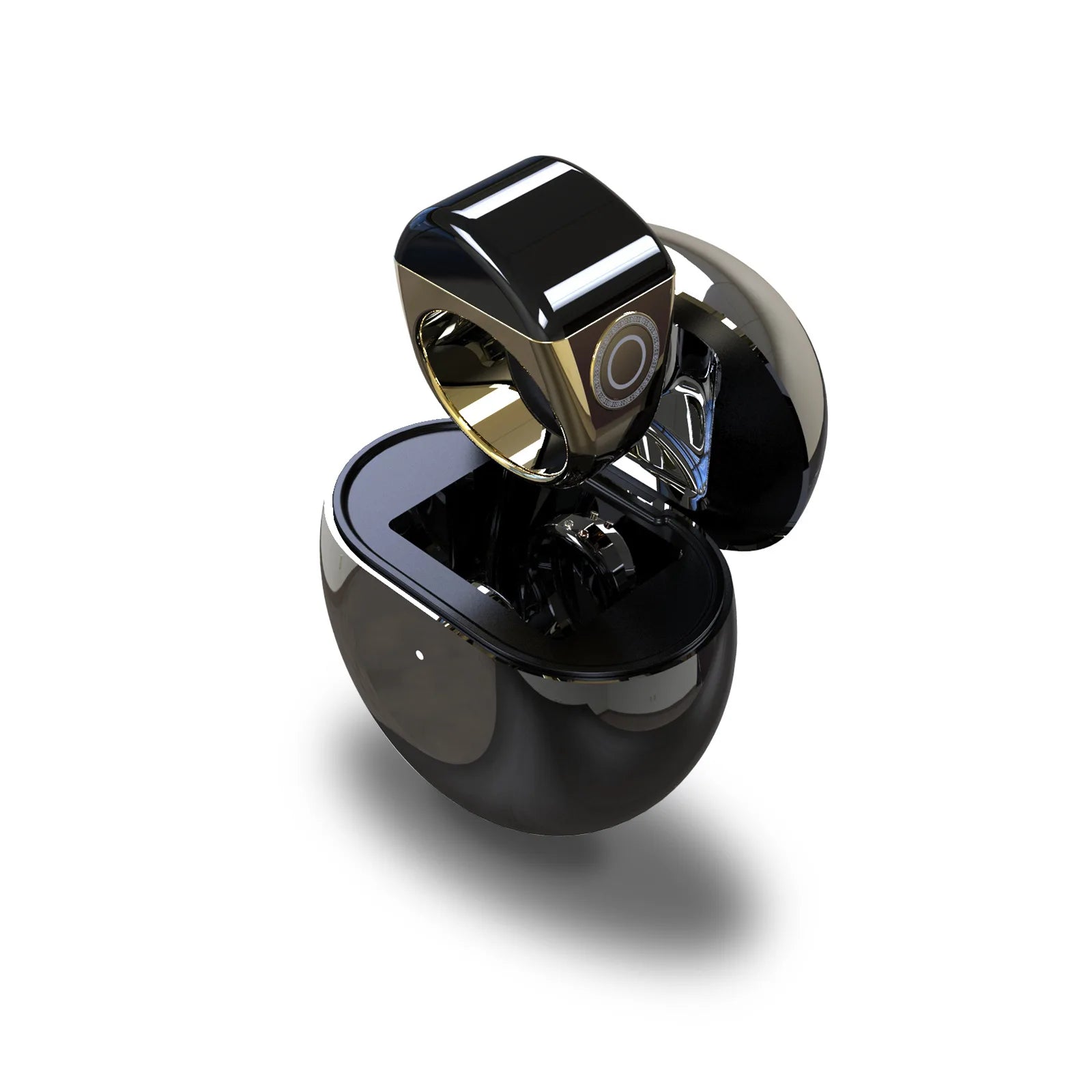 Middle East Best Seller Waterproof NFC Smart Ring with Sleep Tracker IOS Compatible for Bluetooth APP Connected Tidesmit