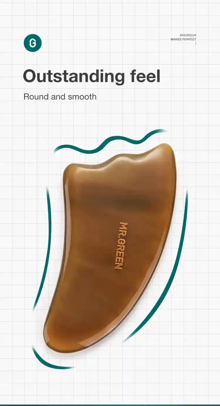 Gua Sha Scraping Massage Tool | Ox Horn Electric Muscle Relief MR-7308 Eye Massage Instrument Tidesmit