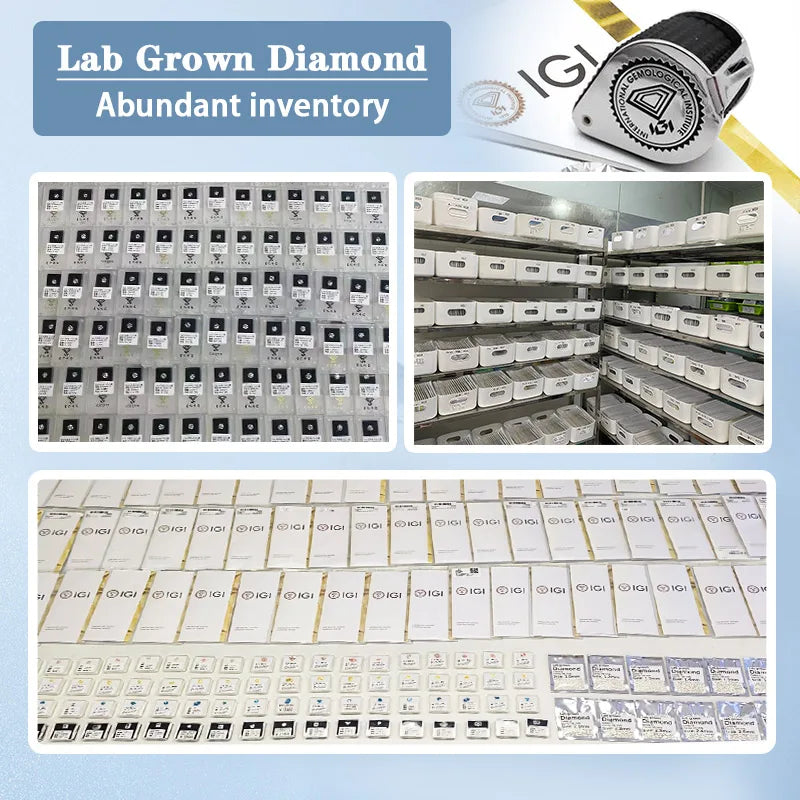 Starsgem Oval Diamante 1ct 2ct 3ct D VS1  VVS2 HPHT CVD IGI Certified Lab Grown Diamond