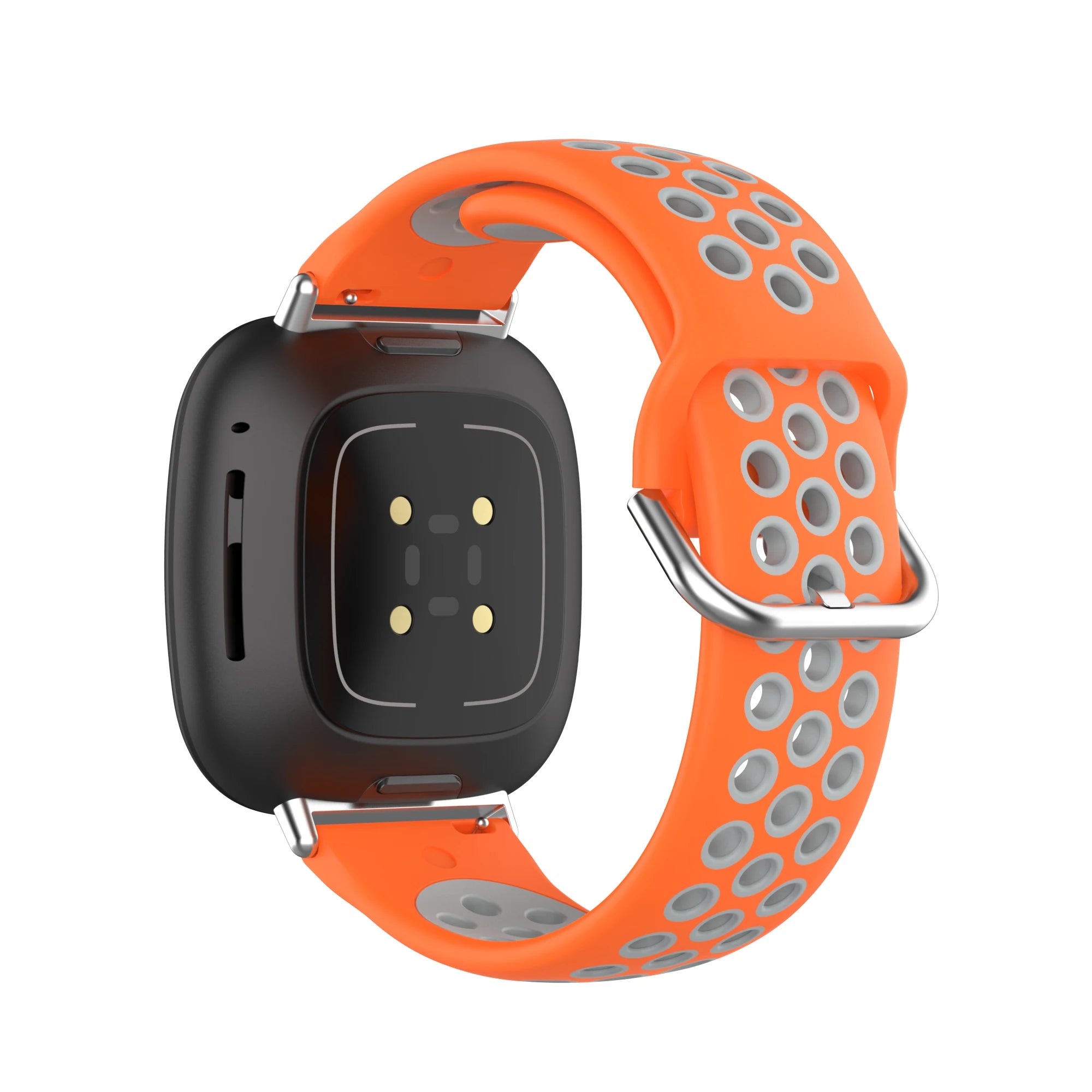 Colorful soft silicone sport wristband for Fitbit Versa 3 and Sense smartwatches by Tidesmit