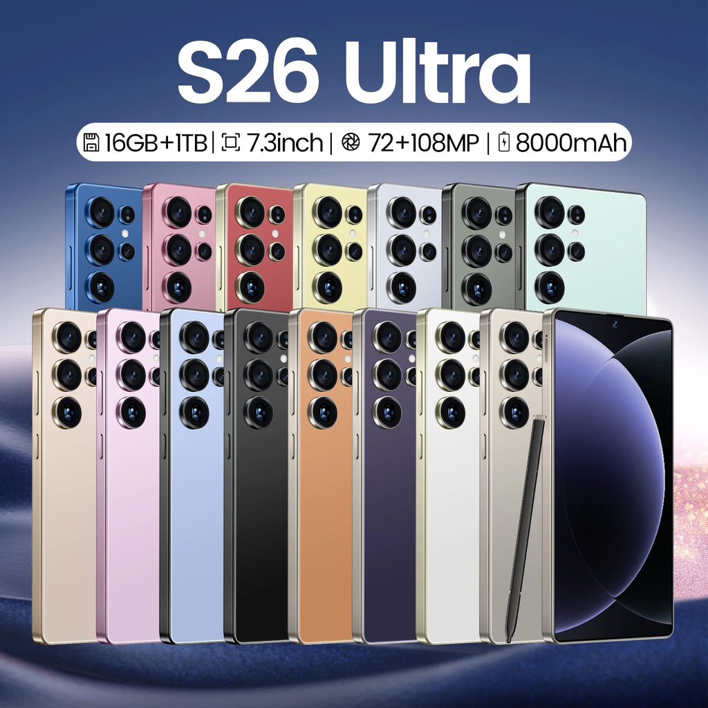 Brand new S26 Ultra 5G smartphone 1TB 16GB RAM unlocked Android 14 gaming phone with 108MP camera gallery view 6