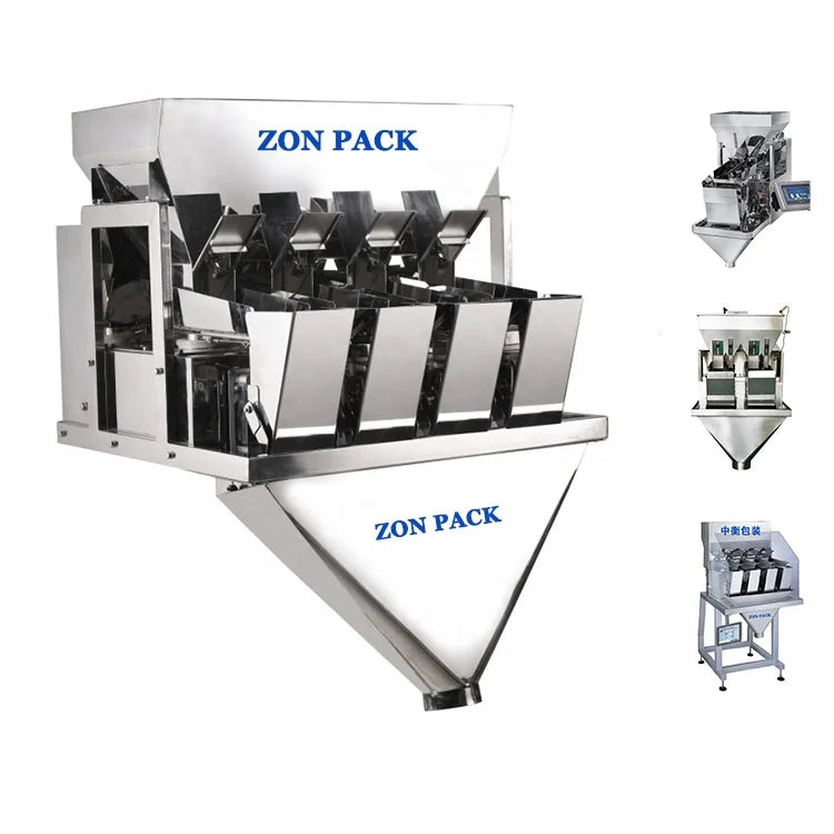 Automatic Dosing Weigher 4 Head Linear Weigher Powder Mixed Filler Weighing Machine for Packing Line
