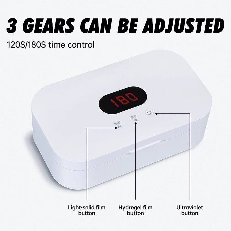 Phone Accessories UV Hydrogel Film Screen Protector UV Lamp Light Vacuum Curing Machine Tidesmit