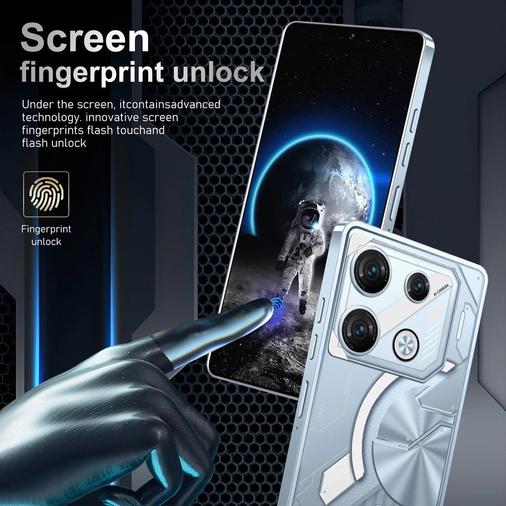 GT10 Pro Android Smart 5G Phone with 16GB RAM & 1TB Storage HighDef Screen - Tidesmit