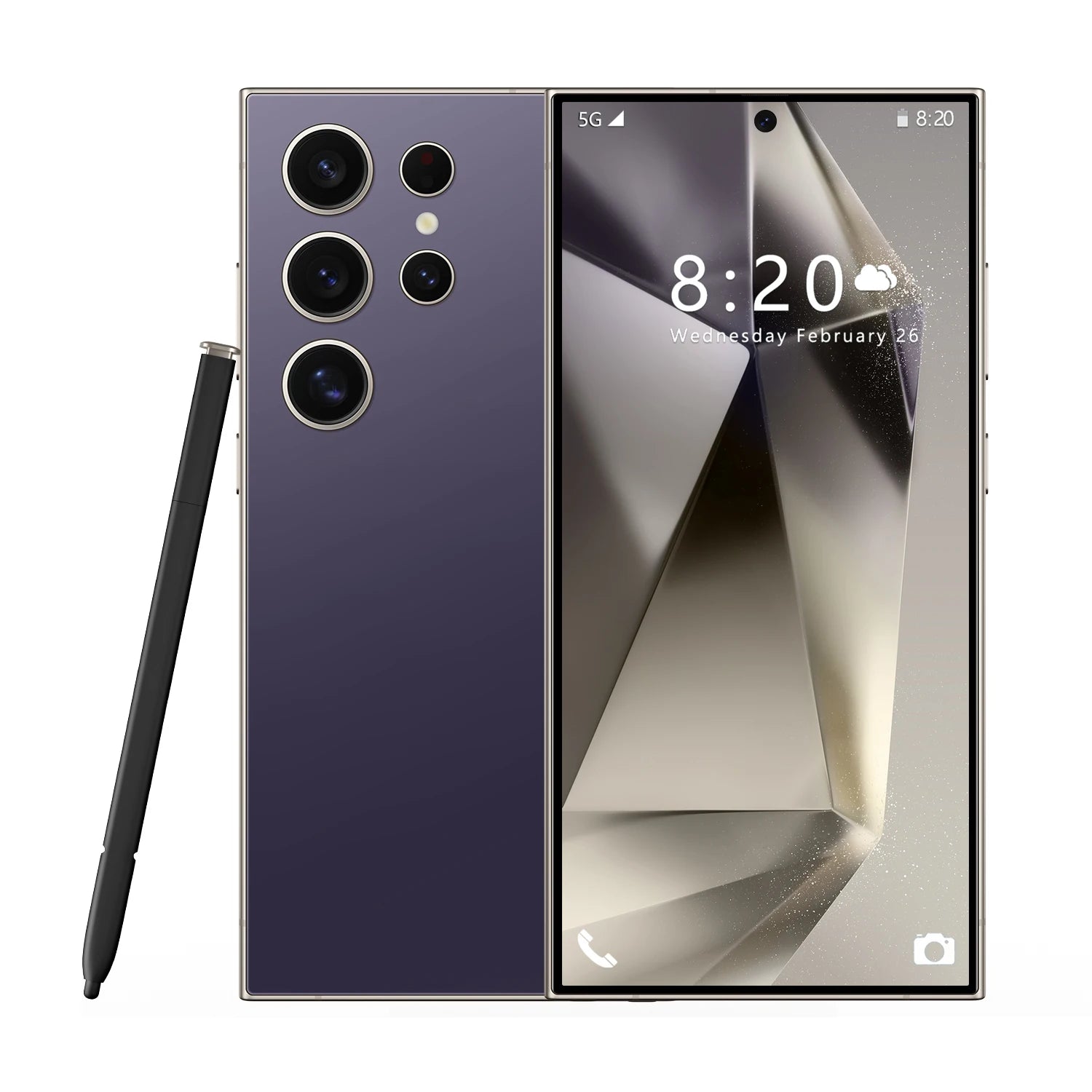 S25 Ultra 5G smartphone with 7.3 inch HD display and 108MP camera running Android 14 global version