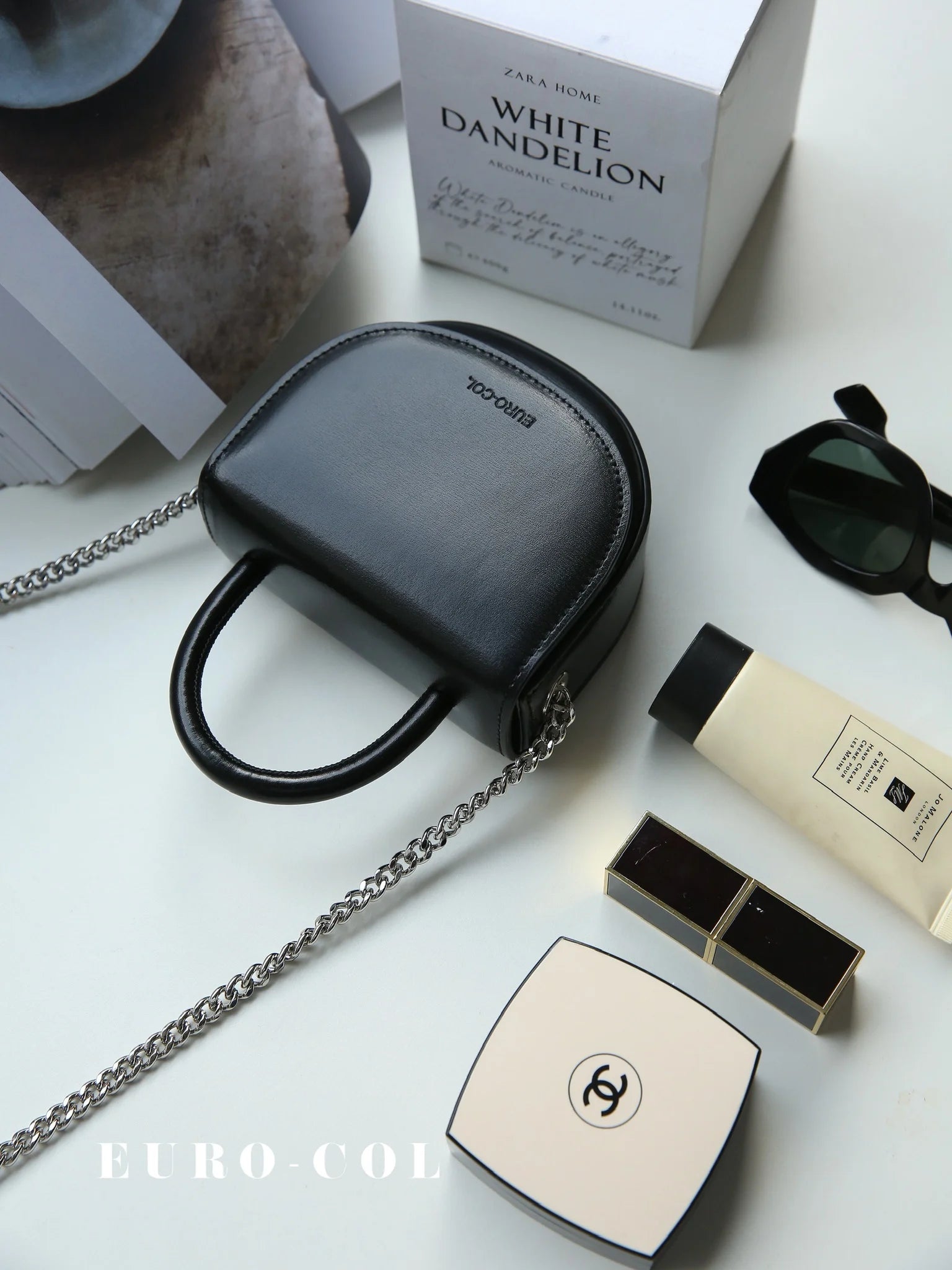 High Quality Cowhide Leather Evening Clutch with Microfiber Lining Small Top Handle Tote Bag for Party Wedding B1152