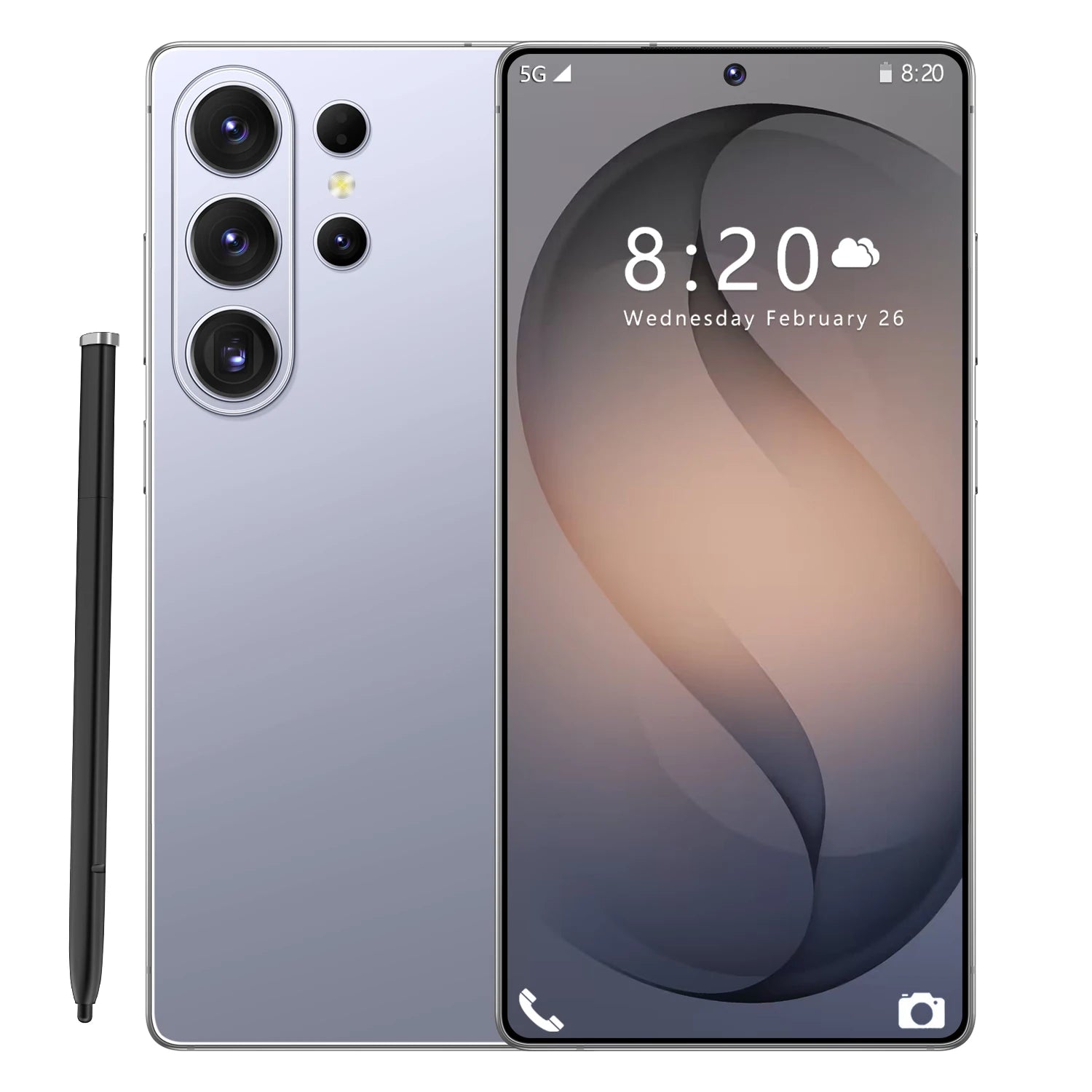 S26 Ultra 5G smartphone with 7.3 inch HD screen, 16GB RAM, 1TB storage, and 108MP camera in gallery view 11