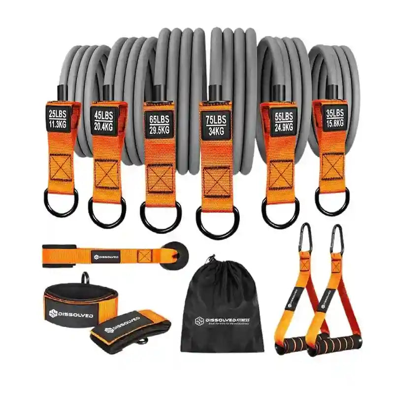 Resistance Bands Set - Durable Professional Home Gym Training Gear Resistance Bands L Tidesmit